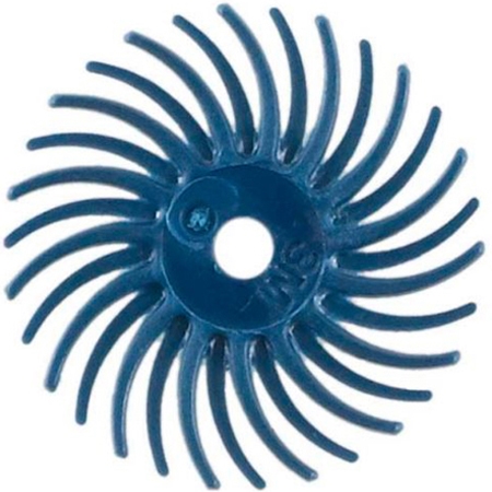 3M 9/16" Radial Bristle Disc 400-Grit, Blue