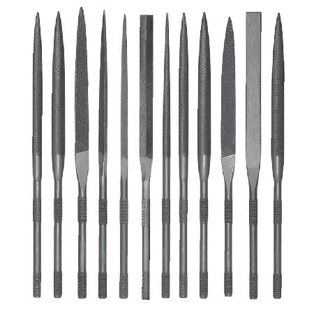 Grobet USA® 10cm Swiss Pattern Needle File Set | Precision Files for Metalwork & Jewelry