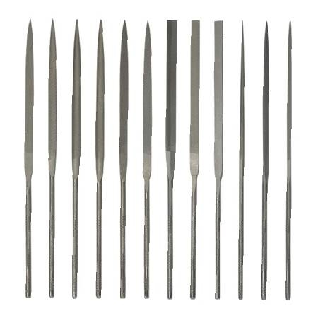 Grobet USA® 14cm Swiss Pattern Needle File Set | Precision Files for Metalwork & Jewelry