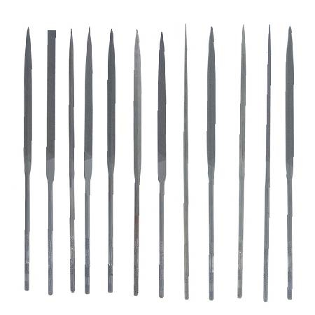 Grobet USA® 20cm Swiss Pattern Needle File Set | Precision Files for Metalwork & Jewelry