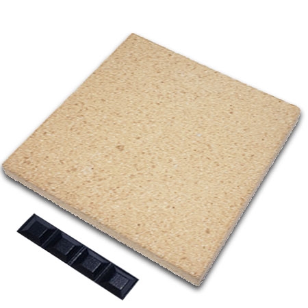 Silquar® Rotating Ceramic Soldering Board, 6" x 6", jewelry making tool, heat-resistant, durable, rotating surface