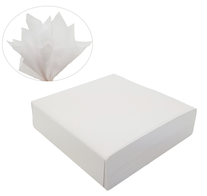 5" x 5" Anti Tarnish White Tissue (Pack of 1000 Sheets)