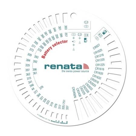 Renata Battery Size Collector