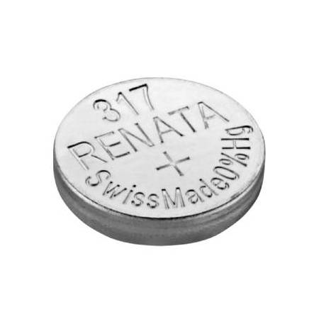 Renata Cells 317 - VS 1.55V Silver Oxide Watch Battery, Swiss Engineered Reliability, Silver Coin Cell