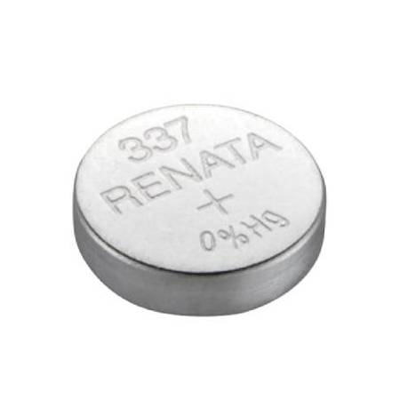 Renata Cells 337 - TS 1.55V Silver Oxide Watch Battery, Swiss Dependable Power, Silver Coin Cell
