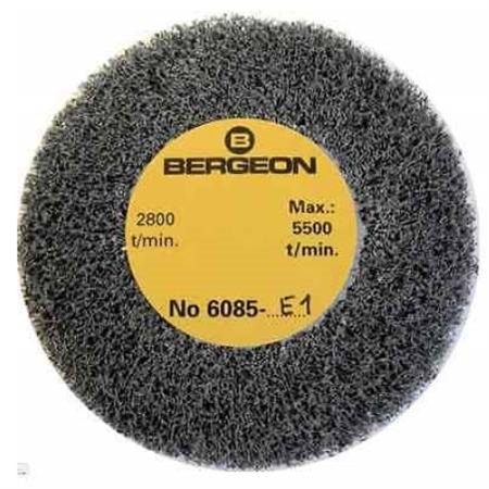 Bergeon 6085-E1 Satin Buff Medium Finish Wheels - 4 Inch Matte Brushed For Watch Repair And Metal Polishing