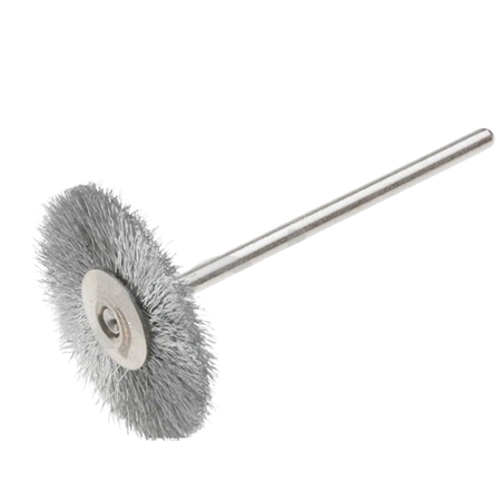 Steel Wire Brush Mtd Straight
