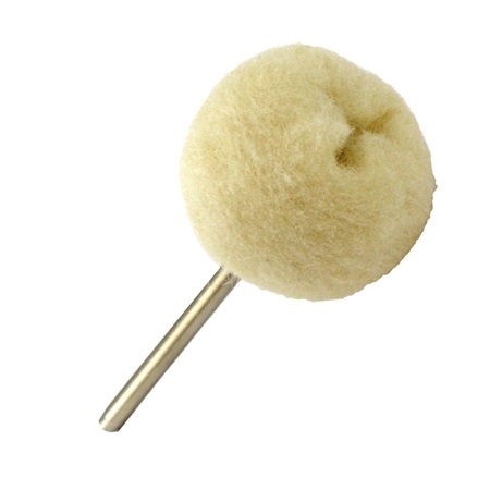 Mini Flannel Buffing Wheels | 7/8" Diameter, Mounted Shank | Polishing Small Surfaces