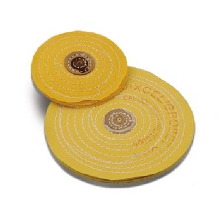 PREMIUM KNIFE-EDGE YELLOW TREATED BUFFS, (DIA. 4in.)