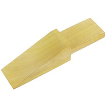 Bench Pin clamped onto a workbench, showcasing its sturdy design for jewelry making.