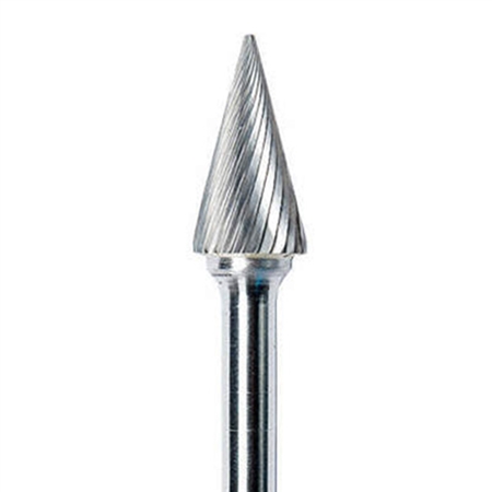 High Speed Burs Size 2 Cone - Carbide Cutting Burr for Jewelry Making