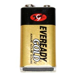 9V Battery Gold Alkaline