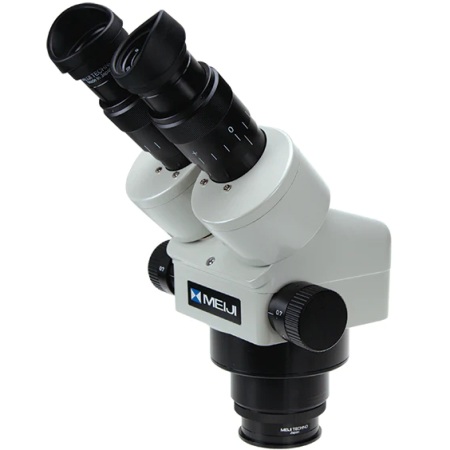 GRS® Meiji EMZ-5 Stereo Microscope System with ergonomic design and bright LED illumination.