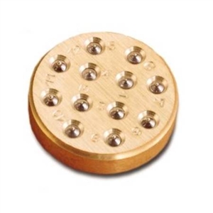 Beading Block with 12 Holes Round