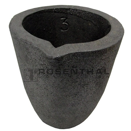 Clay Graphite Crucibles #3 - for Melting and Casting Metals