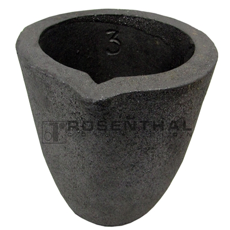 Clay Graphite Crucible #3 – Heat-Resistant Crucible for Metal Melting & Casting