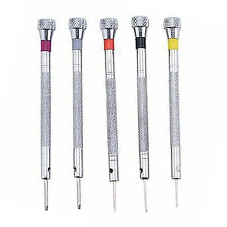 Flat Tip Blade Head Precision Slotted Screwdriver 0.8/1/1.2/1.4/1.6mm For Eyeglasses Clock Watch Watchmaker Repair Tool