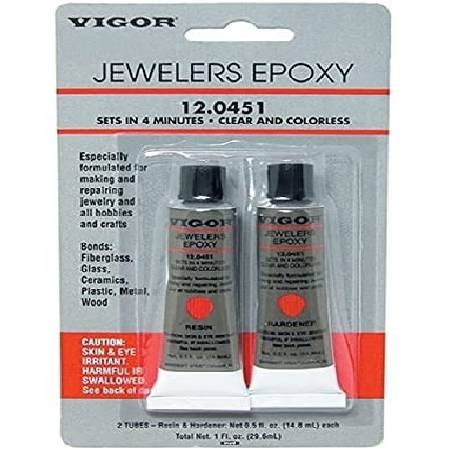 Vigor® Jeweler's Epoxy | Strong, Clear Adhesive for Jewelry Making