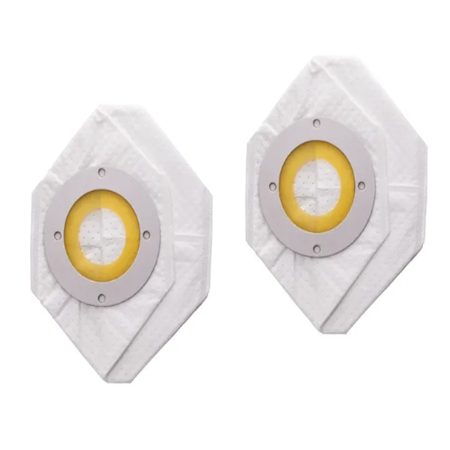 Ikohe® Mini Dust Collector Replacement Filter Bags. White filter bags with a cardboard ring.