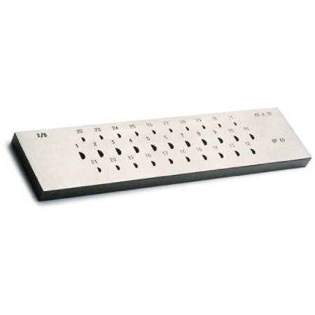 Tungsten Carbide Steel Half Round Drawplate 1/2R 3-1mm