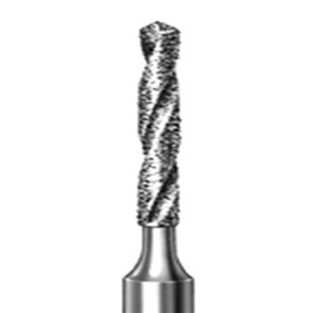 1.0mm Diamond Twist Drill with 3/32-inch shank for precise drilling in stones, pearls, glass, and ceramics, ideal for jewelry making and crafts.
