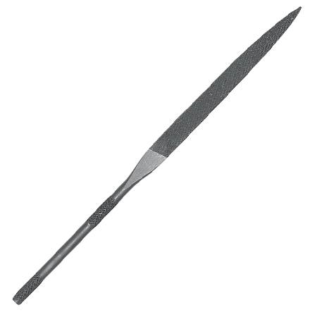 Grobet Swiss Needle File - Knife Shape, 10cm, Cut 2 for Jewelry & Metalworking