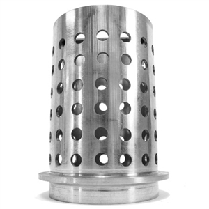 Stainless Steel Perforated Flask 4" X 4"