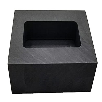 3-inch Graphite Ingot Mold for metal casting, heat-resistant up to 2,500°F