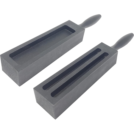 Ingot Mold Double Sided Gray Cast Iron For Wire Crucible Size 2
