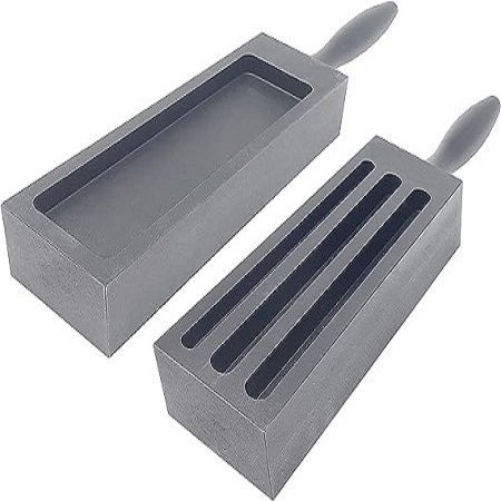 Ingot Mold Double Sided Gray Cast Iron For Wire Crucible Size 3