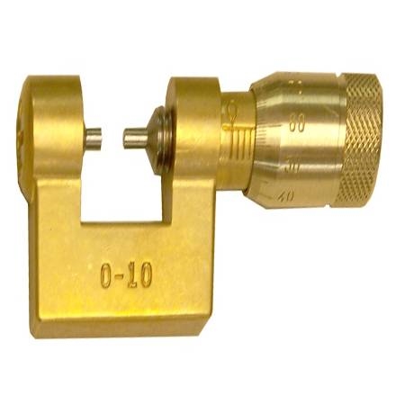 Mini Micrometer 10mm Brass Midget – Precision Tool for Jewelers & Watchmakers