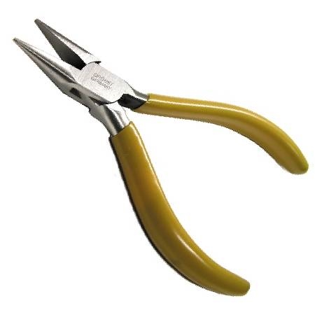 GrobetUSA Long Chain Nose Pliers 5.25Inch for jewelry making