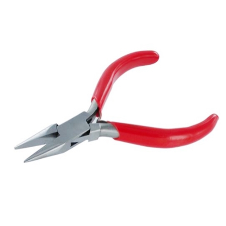 EuroTool� Chain Nose Plier 5" with ergonomically designed handles.