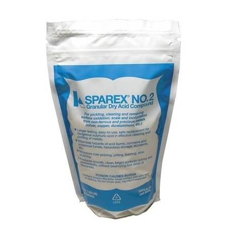 SPAREX No. 2 Pickling Compound 10 OZ, metal cleaning powder
