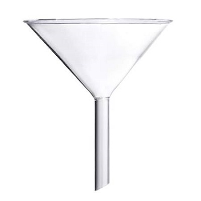 Funnel's Ribbed Glass 7-1/4