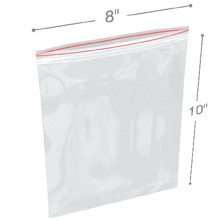 Reclosable White-Block Bag 3" x 4"