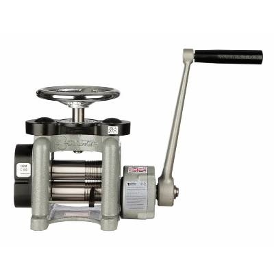 Durston DRM C100R 100mm Combination Rolling Mill with hardened steel rolls and 4:1 gearbox for sheet and wire metal forming