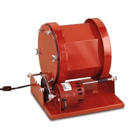 Professional-grade tumbler with steel hexagon barrel and 15Lbs capacity