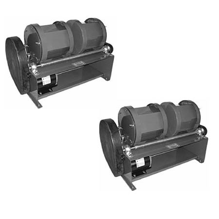 Dual Drive Shaft Roller Barrel for Precision Jewelry Work