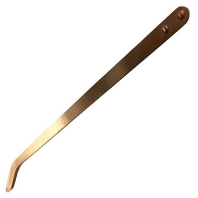 Copper Tongs, 9" Length Jewelry Tool Curved End