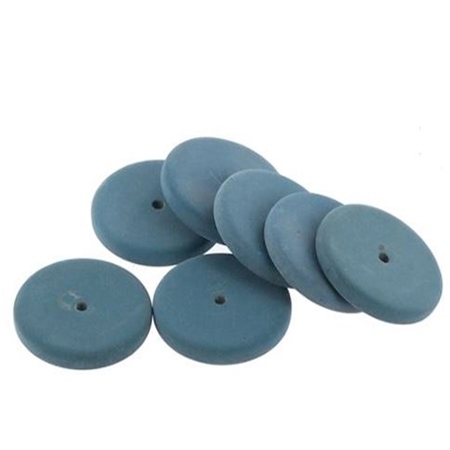 BrightBoy Pumice Wheel 7/8 inch for gentle jewelry polishing and finishing, 100-pack