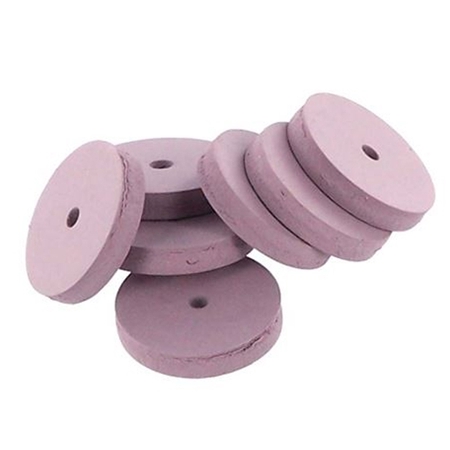 Silicon Square Edge Wheel Pink 5/8" for Jewelry Polishing