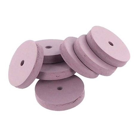 Silicon Square Edge Wheel Pink 7/8" for Jewelry Polishing