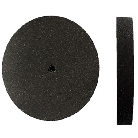 EVE 7/8-inch Black SiliconCarbide Square Edge Polishing Wheels for Jewelry Making