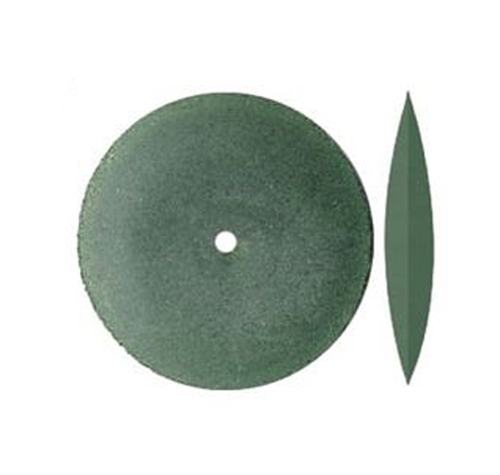 Gumees Polishing Wheel Knife Edge 7/8 Green, Medium