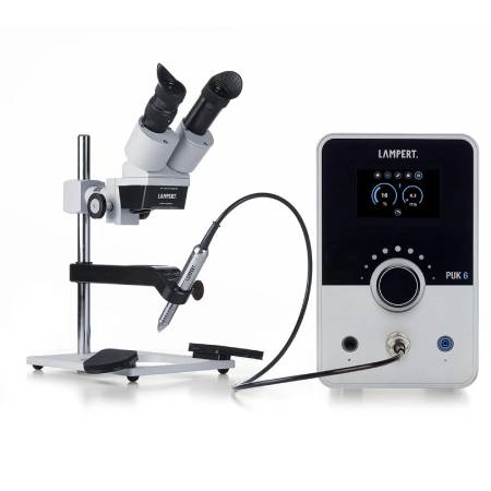 PUK6.1 with SM6 Microscope, Argon Gas Regulator & Electrode Sharpener